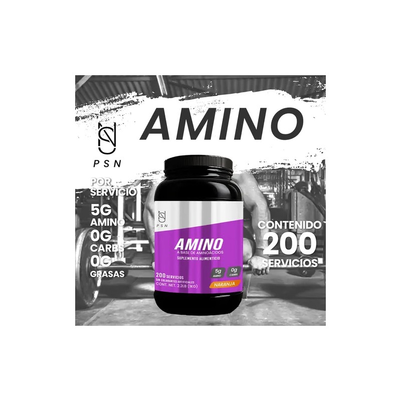 Aminoácidos En Polvo Psn 1kg Varios Sabores 200servs