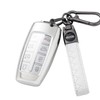 Flensent for Genesis Key Fob Cover with Keychain for Genesis
