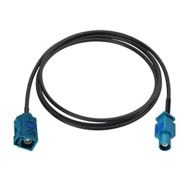 Yuslao Fakra Z Female to Fakra Z Male Connector Cable 1m 3ft Vehicle Car Antenna Extension Cable for Car Stereo Android Head Unit 4G LTE Telematics Bluetooth Module GPS Navigation Sirius XM Radio