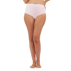 Ripe Maternity Organic Cotton Full Briefs Pink Marle - L