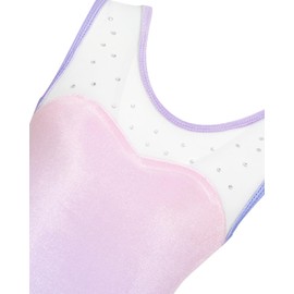 Gogokids Mädchen Samt ärmellose Gymnastikanzug - Kinder Gymnastik Outfits mit Strasssteinen, Mädchen Gymnastik Dreiteiliges Set mit Gymnastikanzug, Chiffonrock & Haarband, für Alter 7-8