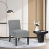 FDW Living Room Chairs,Modern Armless Accent Chairs w/ Solid Wood