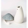 VivaTerra Handcrafted Ceramic Mushroom Diffuser, Aromatherapy Essential Oil Diffuser Shaped Like a