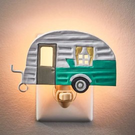 Enchanted Cottage Shop Camper Night Light with Bulb Camping Decor