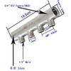 Kingbull 4 Way Distribution Water Manifold Air Flow Pump Tubing