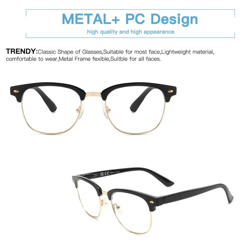 DONGDI Reading Glasses (4 MIX COLOUR, 1.5, Diopters)