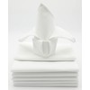 Milliken Signature Plus Polyester Square White Napkins (Set of 12)