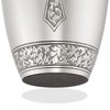 Reminded Adult Cremation Memorial Urn for Human Ashes, Pewter Etched