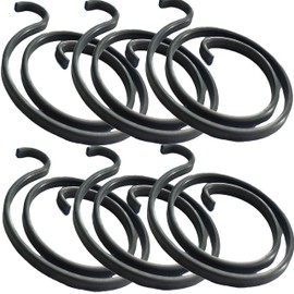 Universal Hardware Internal Door Handle Springs 2 Turns Coil Lock Spring Replacement 1.8mm Thick (2 Turns, 1.8mm Thick) Pack of 6