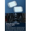 Algrix 2 Transit Interior Cargo Dome Lights Replacement for 2014-2024