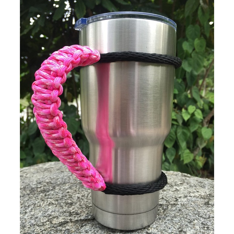 MOCE Handmade Paracord Handle for Yeti/Rtic/Ozark Trail Rambler 30 OZ