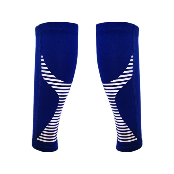 Adult Unisex Pair of Calf Compression Sleeves for Sport and