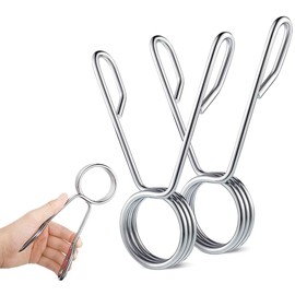 XERGUR 2 Inch Dumbbell Spring Clips, 2 Pieces Olympic Barbell Clamps Locking Collars Clips for Weightlifting Exercise Fitness Training Supplies