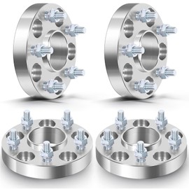 SCITOO 1 inch Wheel Spacers 5x4.5 Bore with 66.1mm 12x1.25 Studs Adapters for Altima for Infiniti Q50 for Rogue | 4Pcs
