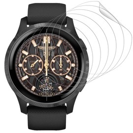 Beukei Soft TPU Screen Protector Compatible with Garmin Venu/Venu 2, Pack of 6 Soft Protective Film [HD Clear] [Sans Bulless] [Bubble-Free] Film