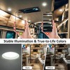 RVsmattly 4 Pack DC12V RV Lights Interior,4.5in Surface Mount Ceiling