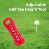 K TOMOTO Golf Tee Height Tool, Precision Golf Tee Elevator