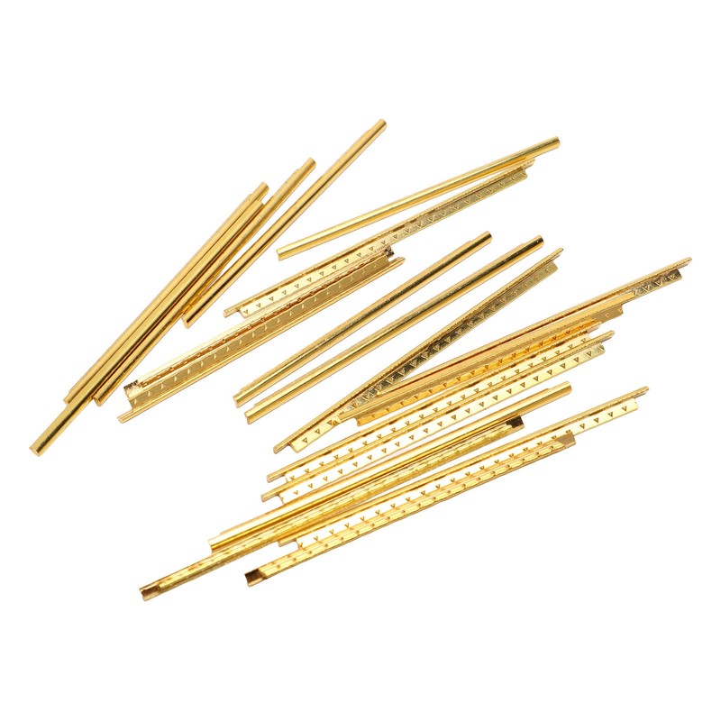 19Pcs Guitar Fret Wire Set Metal Pre Rounded Corner Design