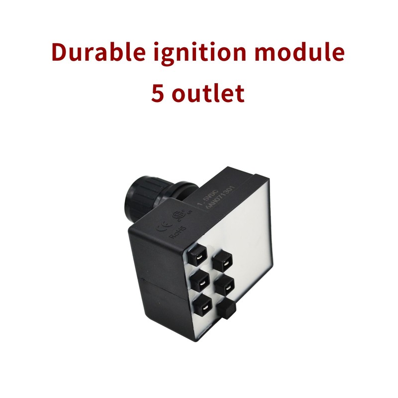 5 Outlets Grill Igniter, Pulse Igniter Spark Generator Tact Push