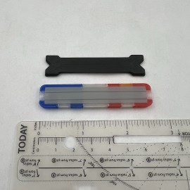 LED Ready Lightbar 1/18 LED Ready Whelen Edge Connecticut State Police Lightbar Blue Red Amber