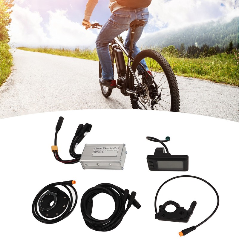 DC 24V 36V 48V 17A Sine Wave Electric Bike Controller