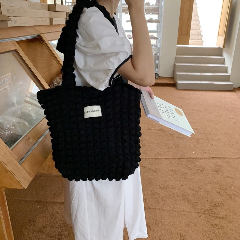 Petit-Germe Petit Gel Popcorn Bag, Tote Bag, Waffle Bag (02.