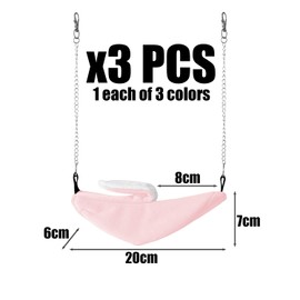 CHROMACRAFT 3-Piece Banana Shaped Hammock, Cute Pet Bed, Creative Mini Hammock, Warm Pet Bed, Pet Supplies