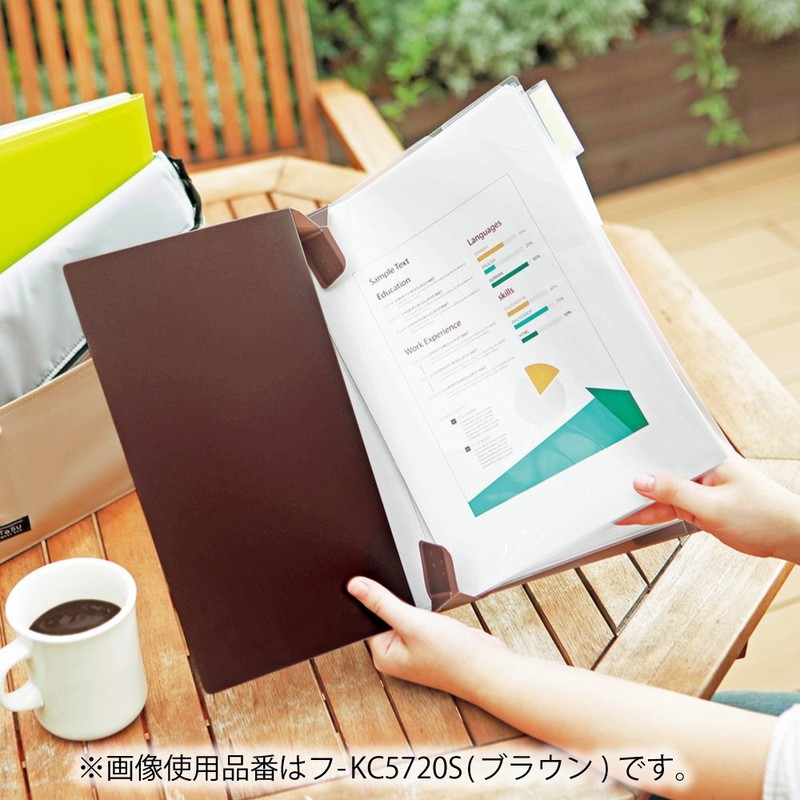 Kokuyo File Clear Holder File KaTaSu A4 Red FU-KC5720R