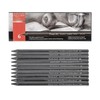 Pacific Arc Woodless Graphite Pencil 6 Pack Set, HB, for
