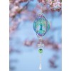 Stainless Steel Hanging Wind Spinner, 3D Rotating Wind Chimes, Tree