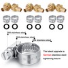 Garden Solid brass Hose Repair Connector with Clamps,Fit for Garden