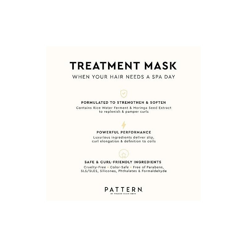 PATTERN Máscara de tratamiento de belleza para rizos, coilias y