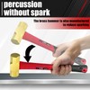 C&T 2lb Brass Sledge Hammer,Non-Sparking, Comfortable Fiberglass Handle,2-Pounds,Non-Magnetic,Corrosion Resistant