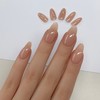 Full Color Nail Tips Nude Tone Artificial Nails 24p Nail