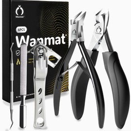 Clippers de uñas, Clippers de uñas profesionales para uñas delgadas y ingrones, Clippers de uñas actualizados para hombres, Clippers de uñas del podiatra Wanmat