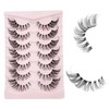 Cat Eye Lashes Wispy Mink Lashes Yasnai 18mm False Eyelashes
