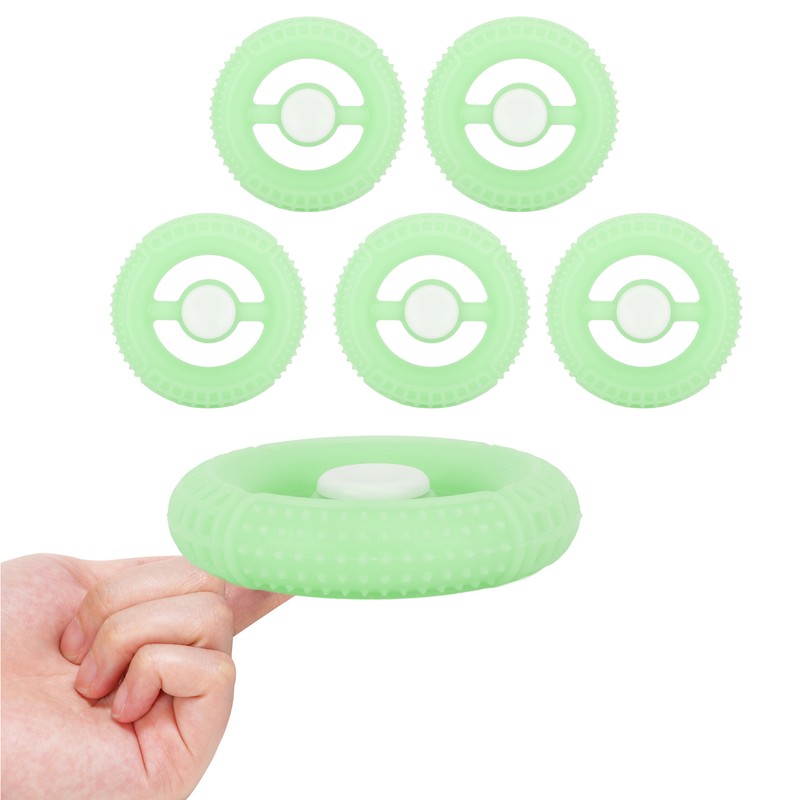5PCS Rotating Spinning Round Grip Ring Tyre Shape Rotating Spinning