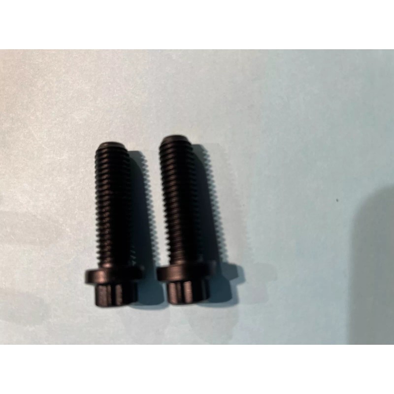 AFC BOLTS HARLEY DAVIDSON BLACK 12pt CALIPER MOUNTING BOLTS FOR