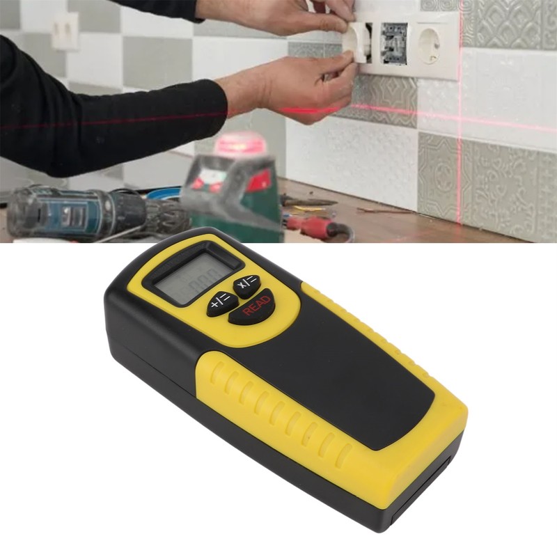 Land Surveying Equipment 0.01m Resolution 18m Range Handheld Ultrasonic Distance