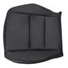 AOUTTUOA Driver Side Bottom Perforated Leather Seat Cover Black Fit
