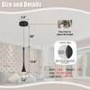 ykolupty Modern Pendant Lights for Kitchen lsland LED Dimmable Raindrop