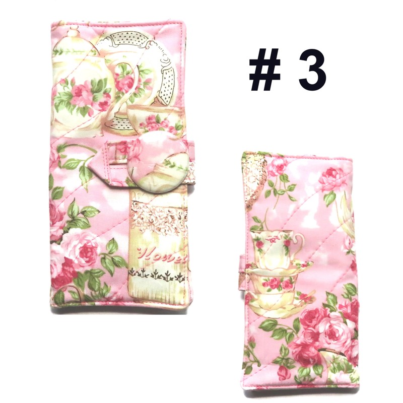 Tea Bag Wallet Includes 4 Tea Bags, Handcrafted, Four Pocket