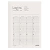 【2026 Edition Hand Diary】 Nakabayashi Logical Diary 2026 Monthly Notebook