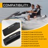 Aluminium Rear Compartment Latch Lock, Rear Compartment Latch Carabiner Accessory