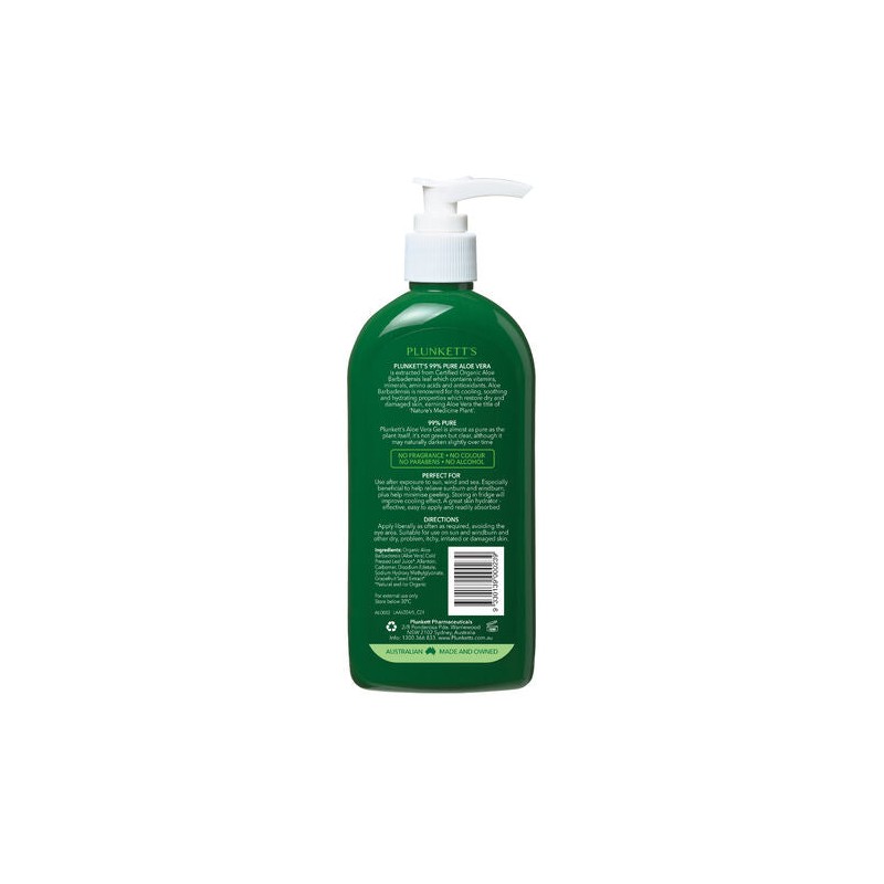 Plunkett's 99% Pure Aloe Vera Soothing Gel 240ml