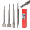 4Pcs SDS Plus Rotary Hammer Chisel Set - 10 lnch