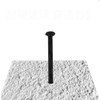 50pcs Hardware Nails 1.5 inch Length,Carbon Steel Point Tip Wall