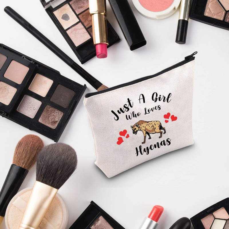 PYOUL Hyena Gift Who Loves Hyenas Makeup Bag Hyena Lover