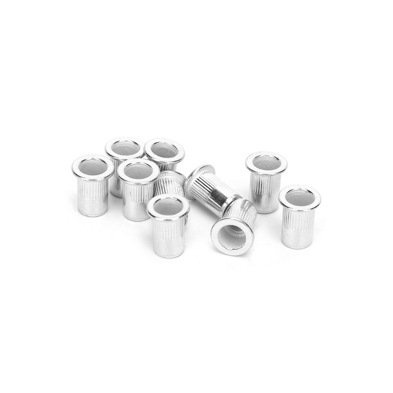 200pcs Professional Aluminum Rivet Nut Threaded Insert Nut Fastener Accessory