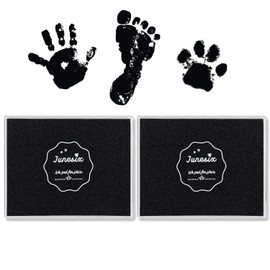 2PCS Ink Pad for Baby Hand and Footprint, Black